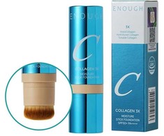 „ENOUGH Collagen 3X“ drėkinamasis pieštukinis makiažo pagrindas SPF5 №21N 14 g
