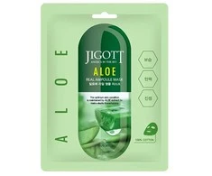 Jigott Aloe Real Ampulinė kaukė 27 ml