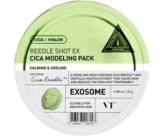 VT COSMETICS Reedle Shot EX Cica Modeling Pack - modeliuojanti veido kaukė su Centella Asiatica kompleksu, 25 g