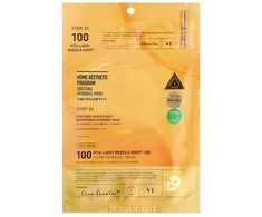 VT COSMETICS VITA-LIGHT REEDLE SHOT 100 2STEP HYDROGEL MASK - dviejų žingsnių hidrogelio veido kaukė su vitaminų kompleksu, 1,5 g + 33 g