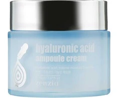 Zenzia Hyaluronic Acid Ampoule Kreminis - intensyviai drėkinantis veido kremas su hialurono rūgštimi, 70 ml