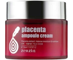 Zenzia Placenta Ampoule Kreminis - maitinantis veido kremas su placentos ekstraktu, 70 ml