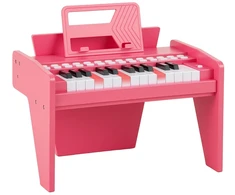 25 klavišų pianinas Rožinis