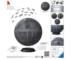 3D dėlionė Su planeta Ravensburger Star Wars (Žvaigždžių karai), 11555, 540 d.