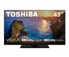 Toshiba 43 colių 4K HDR televizorius su VIDAA ir Dolby Vision
