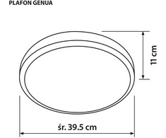 Lubinis šviestuvas Activejet vilkai AJE-GENUA 3xE27