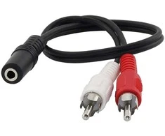 Hertz Perėjimas 3.5mm - RCA