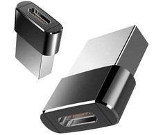 Adapteris OTG USB-A į USB-C juodas