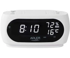 Adler AD 1186W Žadintuvas su drėgmės ir temperatūros matavimo funkcija