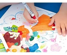 Akkriliniai markeriai 12 vnt. spalvoti stiklui plastikui