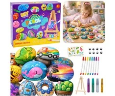 Lean Toys Akmenų tapymo rinkinys