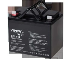 Švino akumuliatorius VIPOW 12V 33Ah