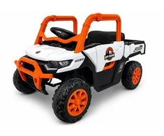 Lean Cars Akumuliatorinis 4x4 visureigis 24 V oranžinis