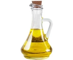 Stiklinis butelis aliejui ir actui 300 ml