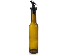 Aliejaus ir acto stiklinis butelis su dozatoriumi 210 ml