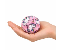 Lean Toys Antistresinis kamuoliukas su įdubusiu paviršiumi ir vienaragio motyvu, įvairiaspalvis, 7 cm