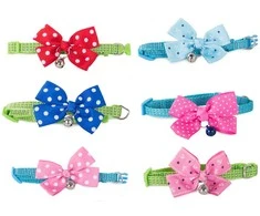 Dog cat collar with bell adjustable