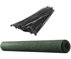 Lean Apsauginė tinklo danga iš polietileno 1.5x10 m, žalia, 140 g/m²