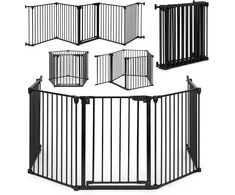 Apsauginė tvorelė, 60 cm, metalinė, juoda, ECOTOYS
