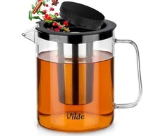 Arbatinukas su filtru Vilde, 1,5 l, borosilikatinis stiklas