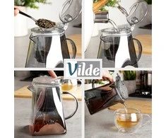 Arbatinukas su integruotu filtru Vilde 880 ml