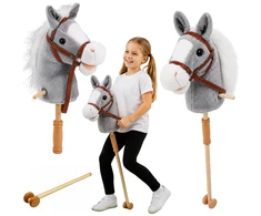 Lean Toys Arkliukas ant lazdos 100 cm