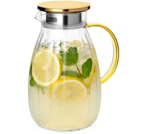 Ąsotis su dviejų tipų pylimo dangteliu, 1,6 l, skaidrus, 17 × 13 × 21,5 cm
