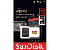 Atminties kortelė Sandisk Extreme microSDHC UHS-I 32GB