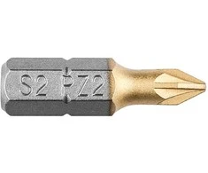 Graphite Atsuktuvo antgaliai, PZ2 x 25 mm, 2 vnt.