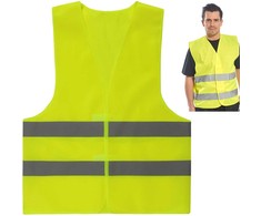 Reflective road safety waistcoat Geltonas