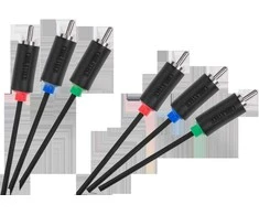 3RCA-3RCA Komponentinis kabelis 1.8 m Cabletech standartas
