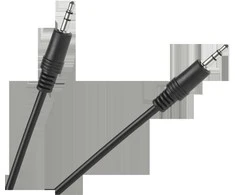 Oem Kabelis AUX - AUX 3.5mm 5m Juodas