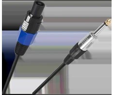 Cabletech Kabelio JACK 6.3 kištukas - STC kištukas 10m HQ