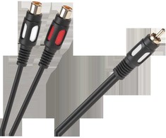 LP Oem Kabelis 1RCA-2 RCA lizdai 25cm