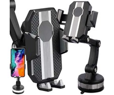Automobilinis telefono laikiklis 30 cm, juodas
