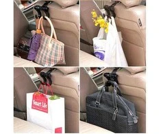 Car seat bag holder