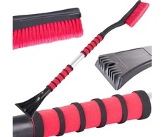 Automobilio langų skreperis ir šepetys 2 viename 87 cm
