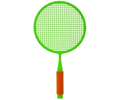 Lean Toys Badmintono rinkinys su 2 raketėmis ir 2 kamuoliukais, 48 cm