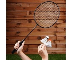 Badmintono rinkinys Vilde, 61 cm, 4 raketės, 8 plunksnos