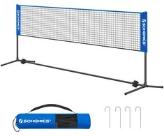 Songmics Badmintono tinklas 3 m mėlynos spalvos