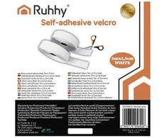 Lipnios Velcro juostelės 5m x 2.5cm Ruhhy 25999