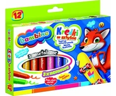 St. Majewski BAMBINO Lipniosios kreidelės 12 spalvų