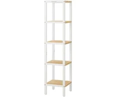Songmics Bambukinė lentyna 5 lygių 33x33x146 cm