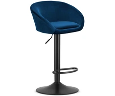 Leobert Baro kėdė reguliuojamo aukščio, sukiojama, tamsiai mėlyna, 81–103 cm