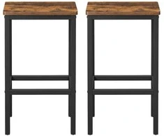 Songmics Baro kėdės 2vnt. VASAGLE 40x30x65 cm
