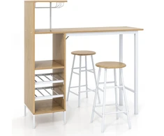 Baro stalo komplektas 120 x 40 x 120 cm 2 vnt.