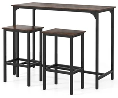 Baro stalo rinkinys 120 x 48 x 91 cm 3 vnt.