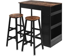 Baro stalo rinkinys 91.5 x 49 x 91.5 cm 3 vnt.