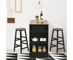 Baro stalo rinkinys 91.5 x 49 x 91.5 cm 3 vnt.