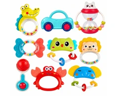 Lean Toys Barškučių rinkinys 9 vnt.